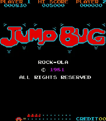 Jump Bug (bootleg) screen shot title